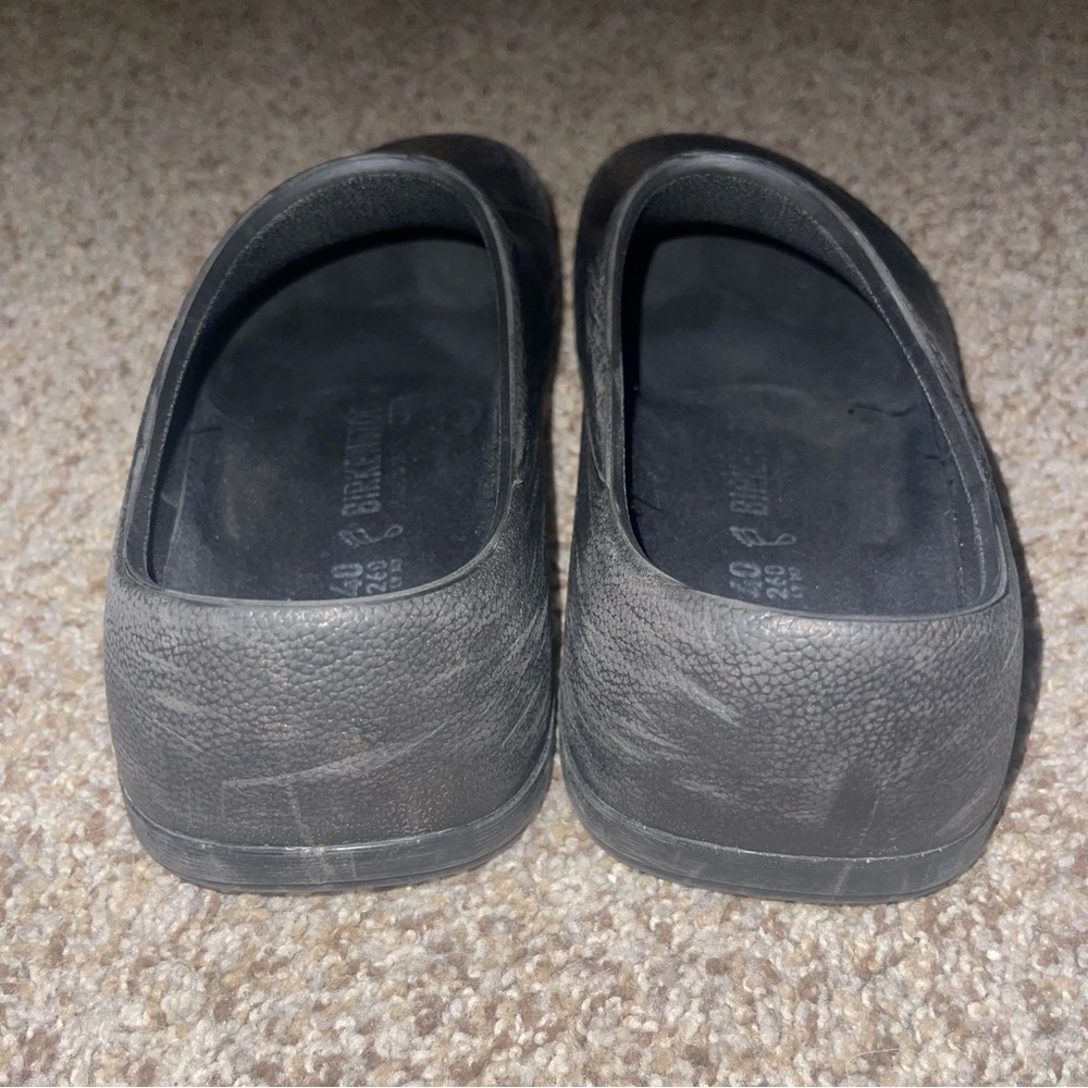 Birkenstock Professional Profi-Birki Polyurethane Clogs Black Sz 40 Regular - Picture 5 of 8